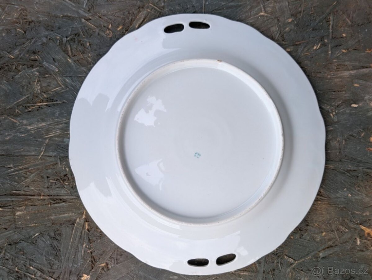 Starobylý servírovací talíř, Kauffhaus... - 3