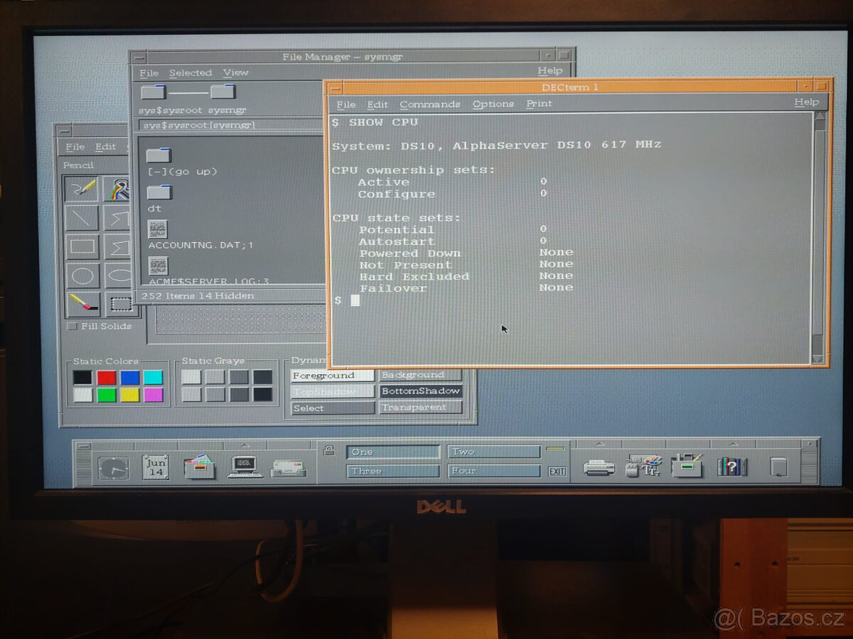 Pracovní stanice DEC/Compaq Alphastation DS10, OpenVMS - 3