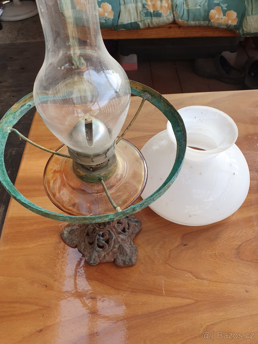 Retro petrolejova lampa - 3