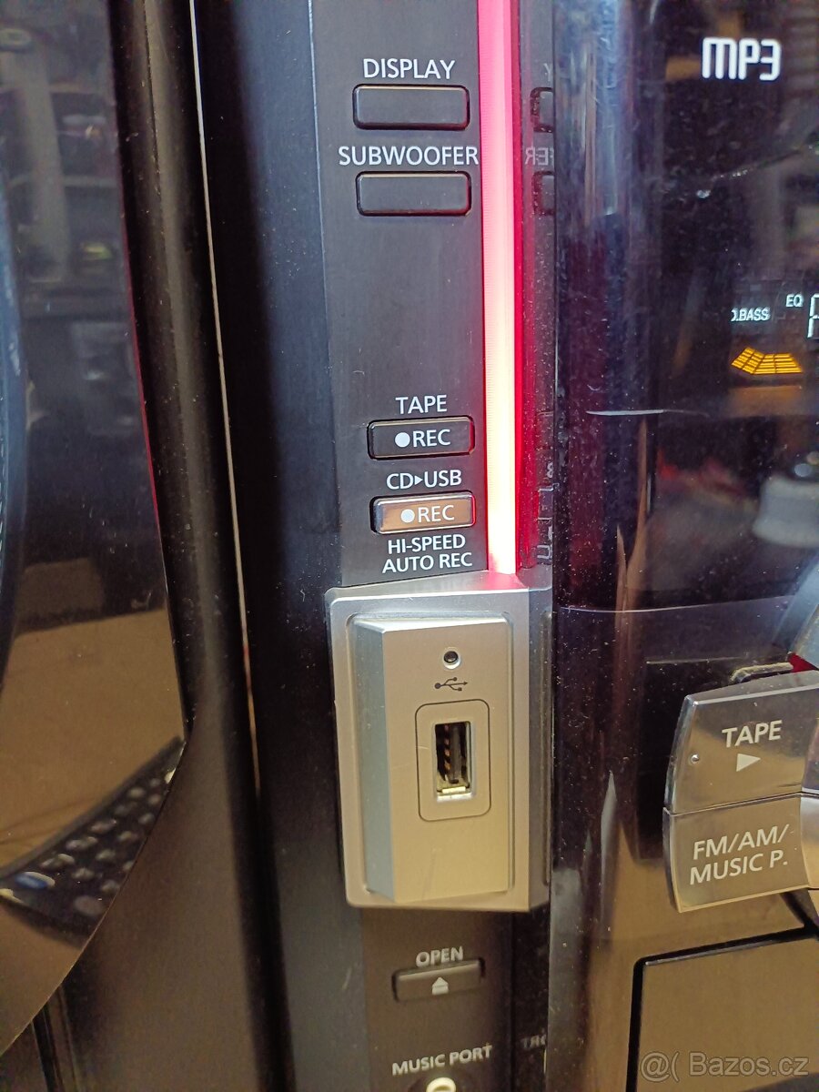 PANASONIC věž SA-AK770, CD-Mgf-USB-Rádio, subwoofer - 3