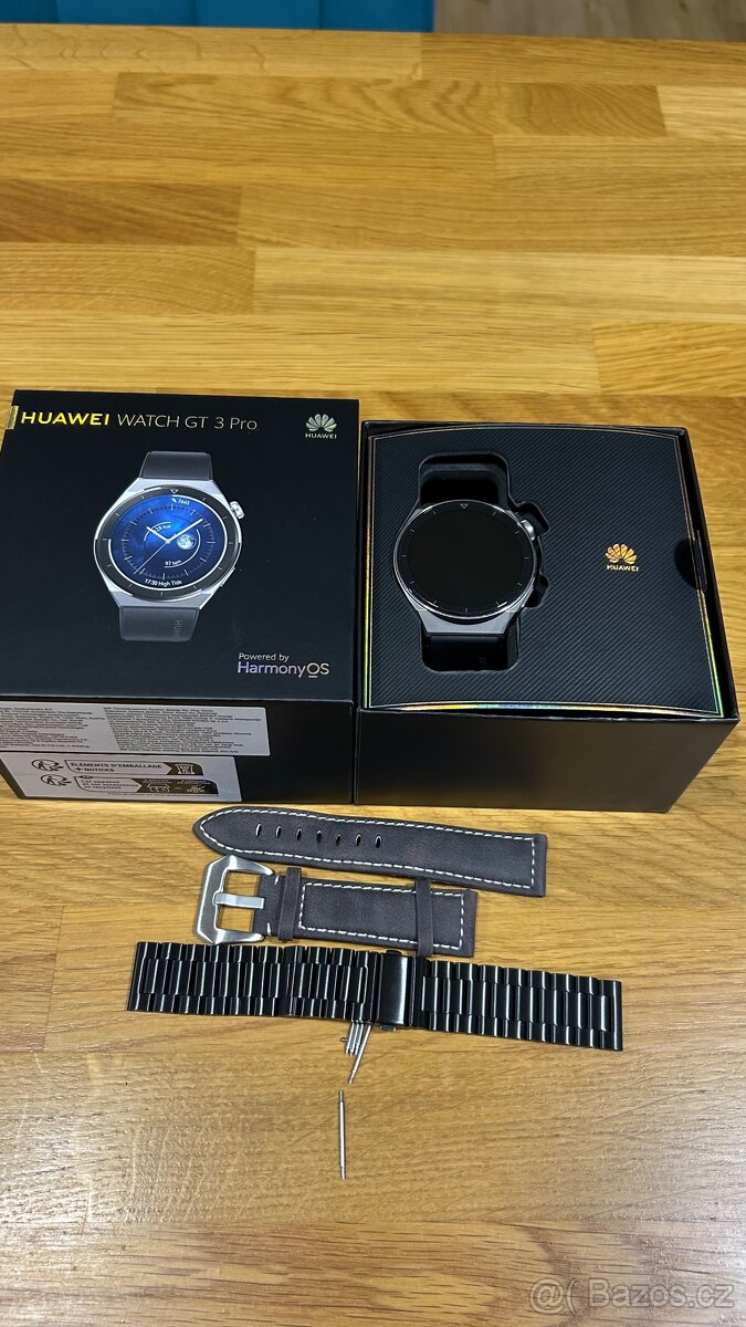 HUAWEI GT 3 Pro Titan Safír sklo - 3