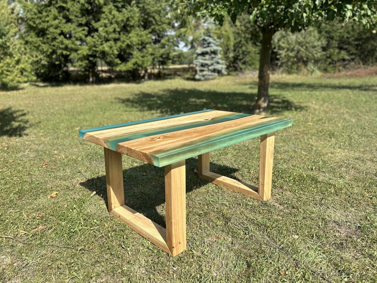 Epoxidový konferenční stolek (dub) - 3