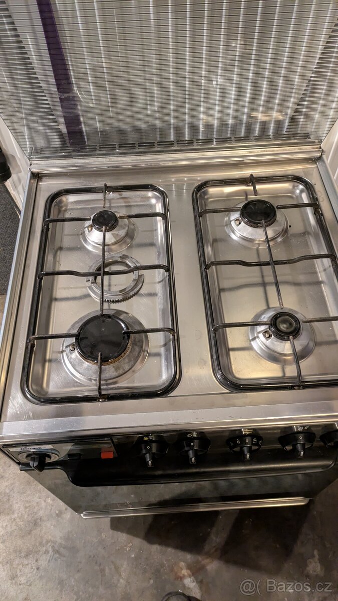 Karma kombinovaný nerezový sporák po renovaci - 3