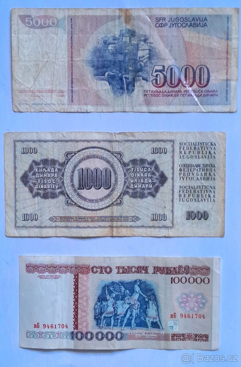 Staré bankovky - 3