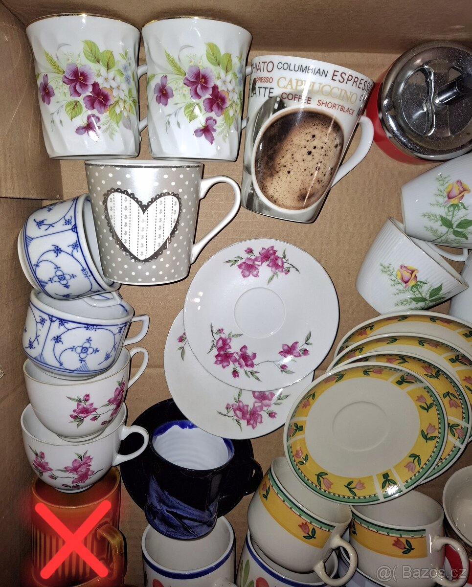 Hrnky, šálky, podšalky a talíře - 3
