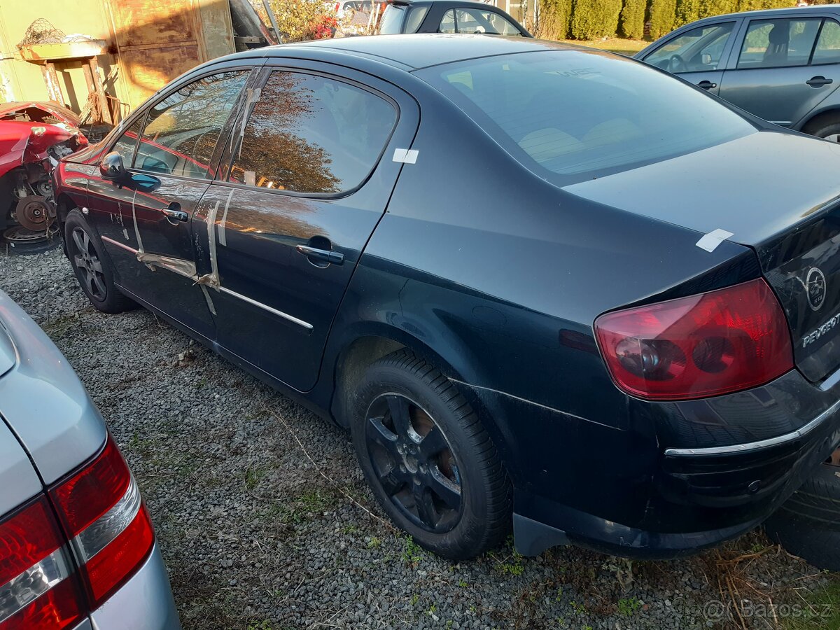 Peugeot 407 2007 AUTOMAT 2,0HDI - krasny, KUZE - DILY - 3