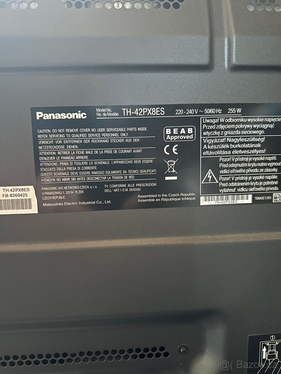 TV Panasonic TH-42PX8ES - 3