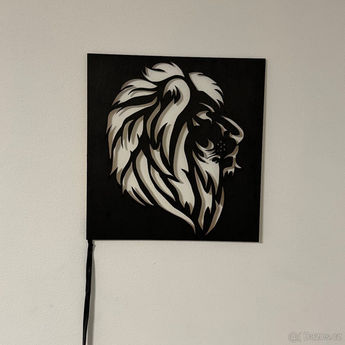 Podsvícení obraz lva - 3