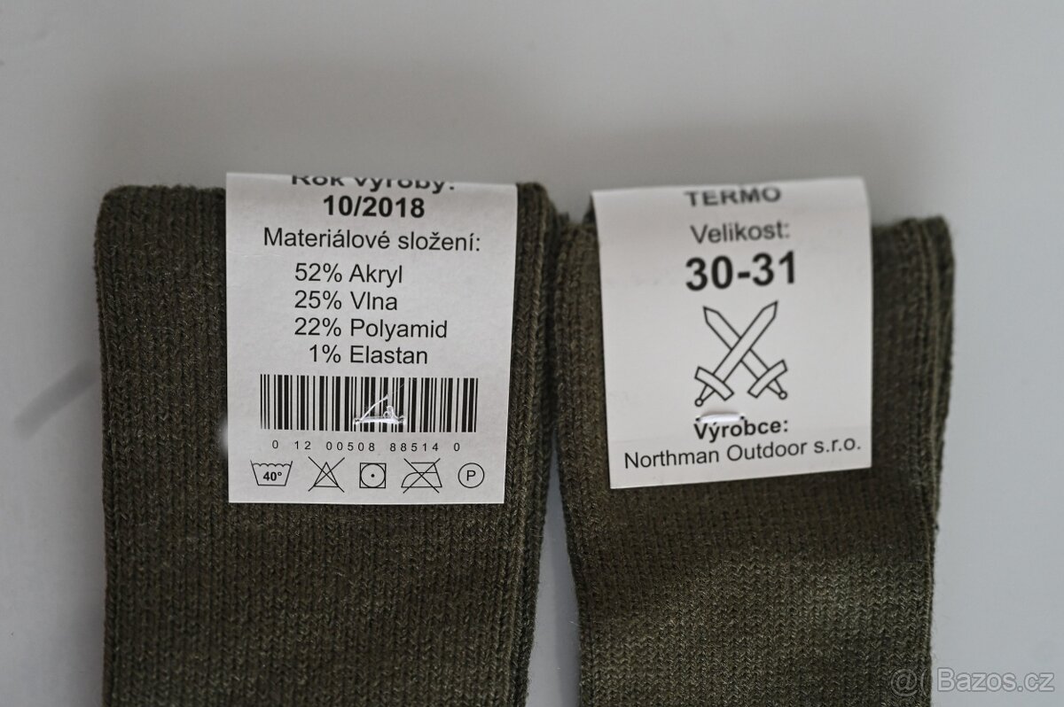 Ponožky termo AČR - 3