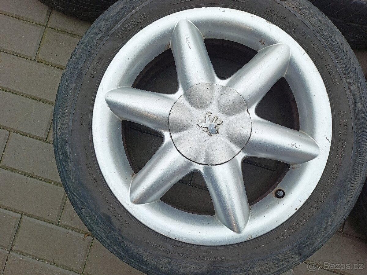 Prodám originální alu bbs ze 406 coupe - 3