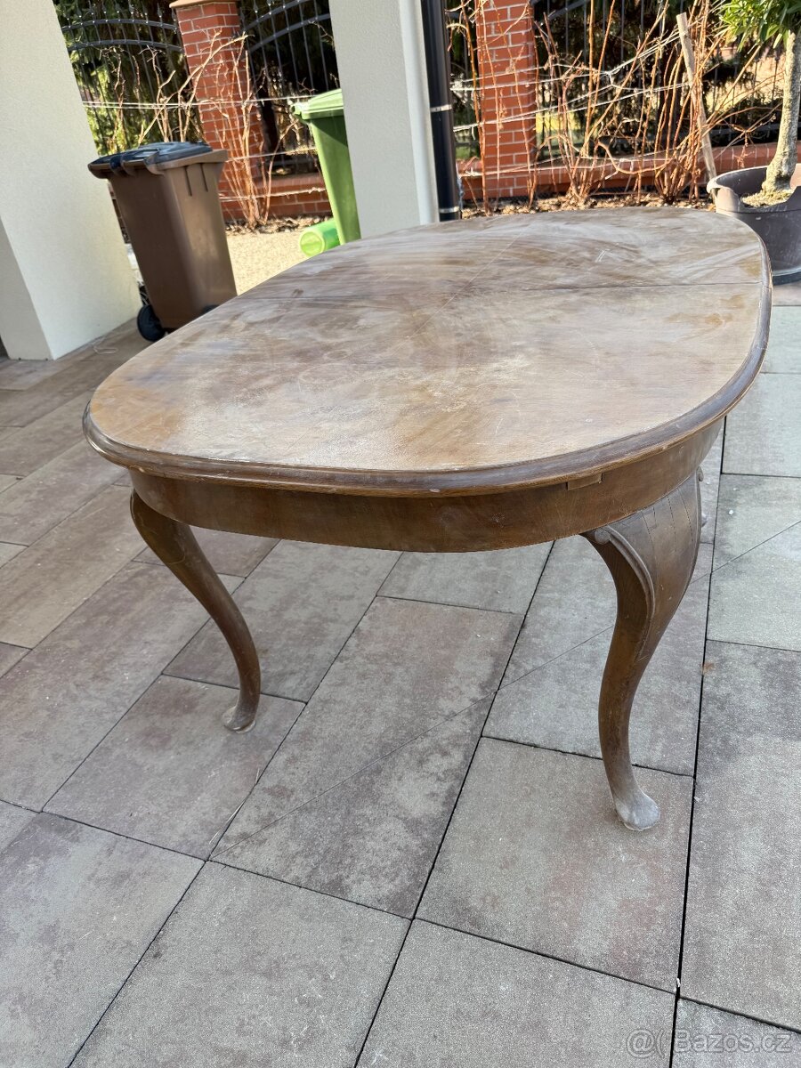 starozitny rozkladaci stul - 3