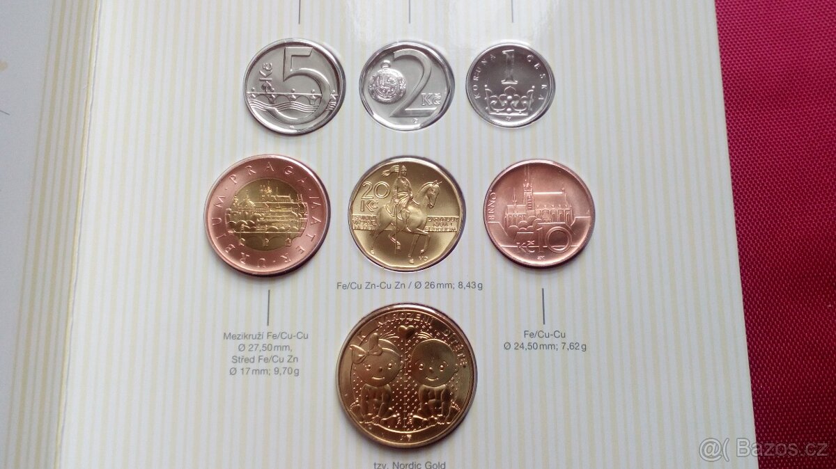 Sada mincí 2021 / 1 000,- Kč s přítiskem - 3