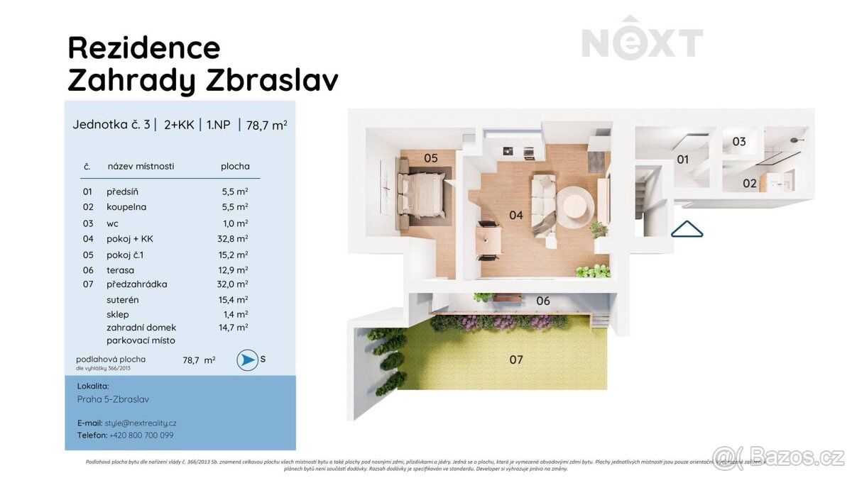 Prodej byt 2+kk, 79㎡ - 3