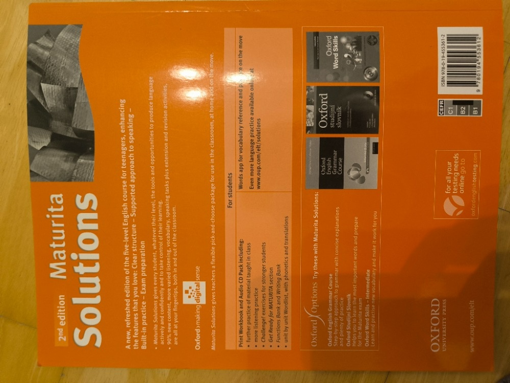 Maturita Solutions Upper-Intermediate Work+CD - 3