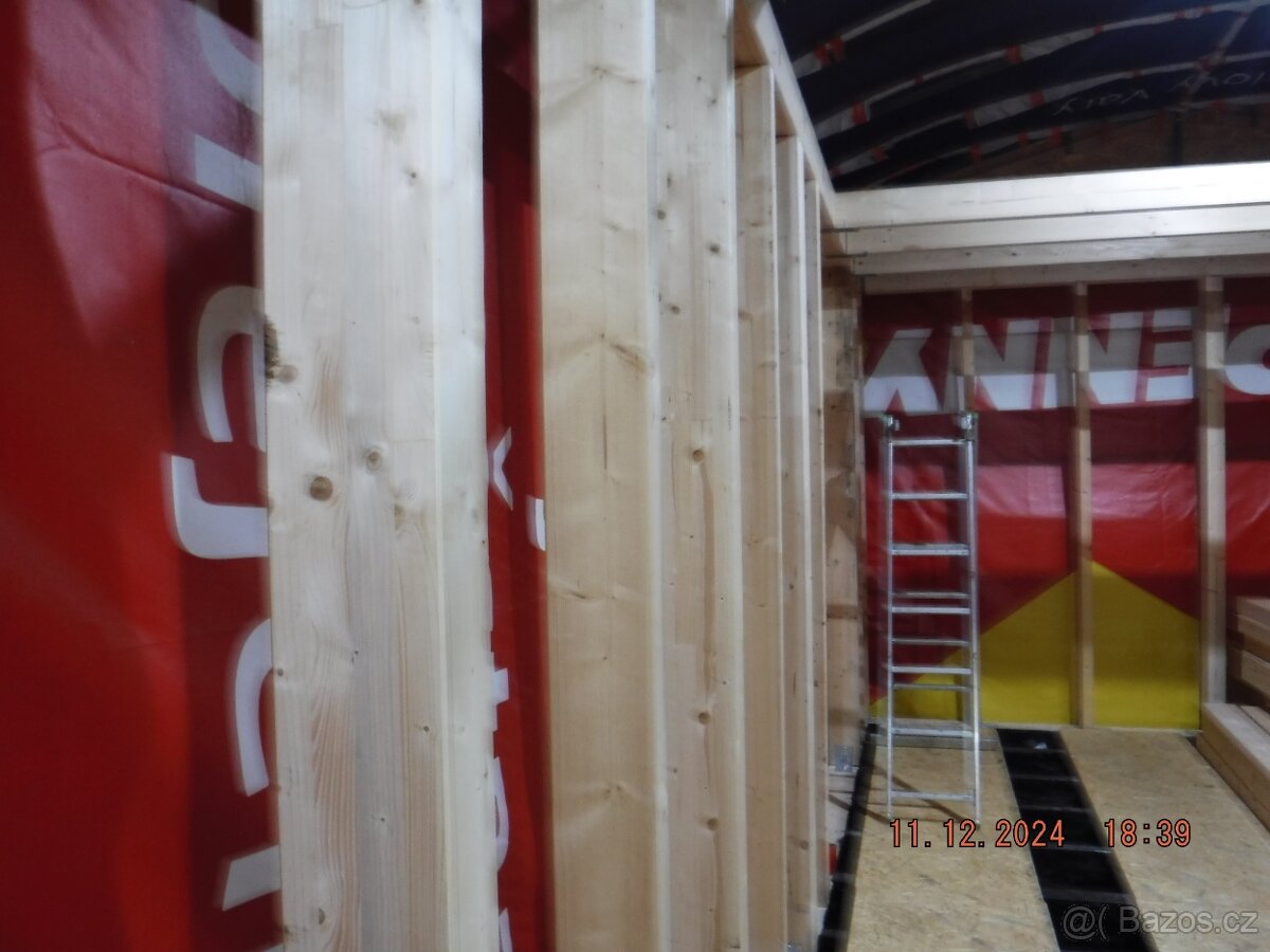 Dřevěná konstrukce chaty nebo domu - 3