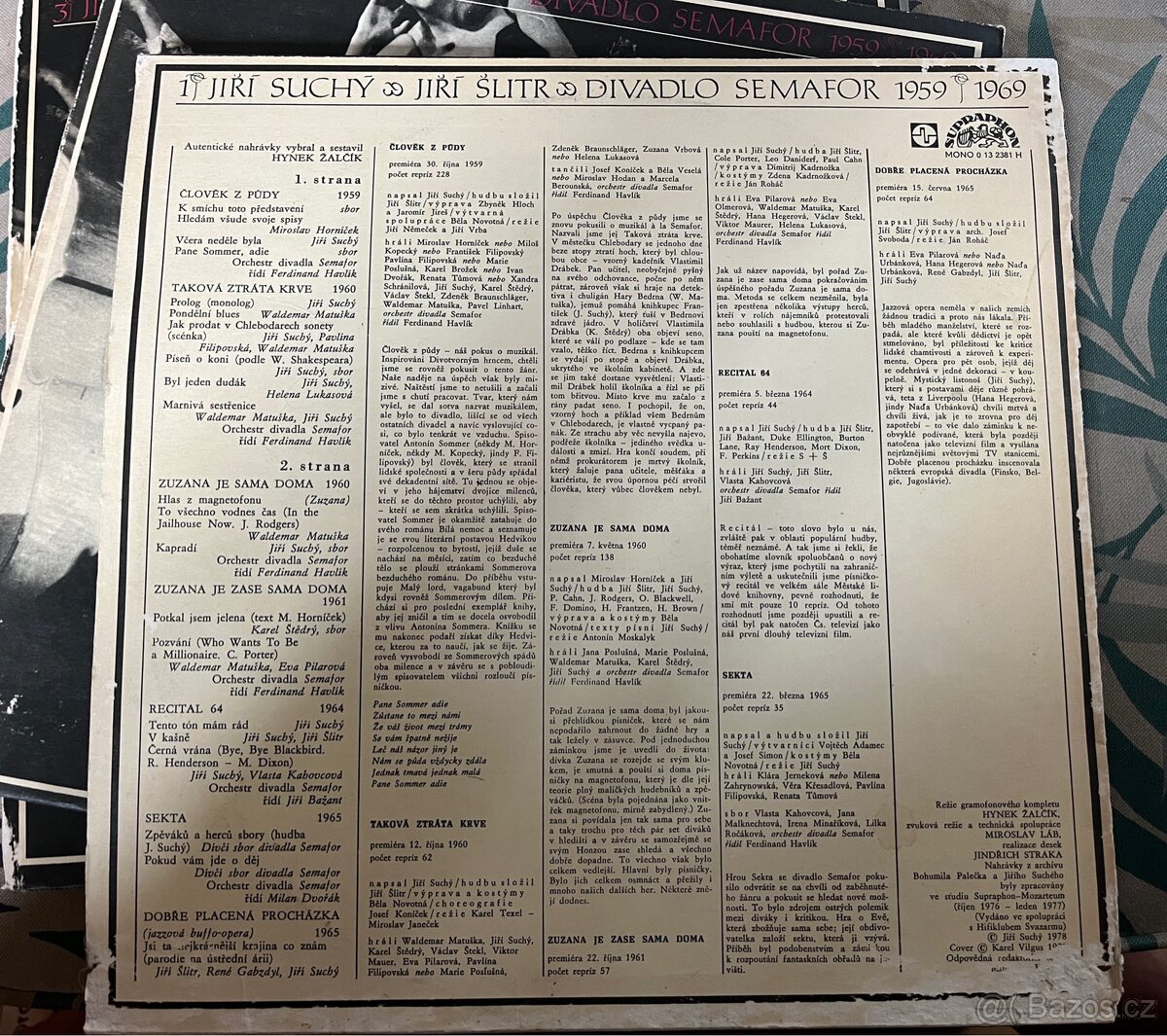 Suchý a Šlitr - Divadlo Semafor 1,2,3. LP - 3