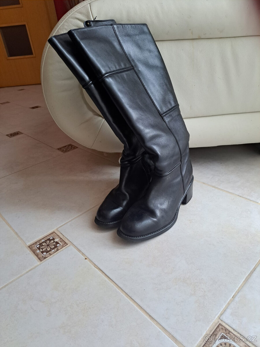 Zateplené dámské kozačky vel. 40 - 3
