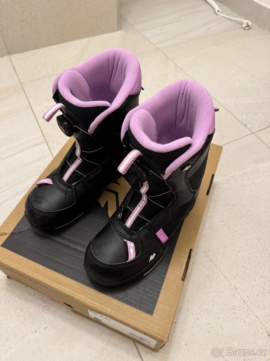 Dětské boty na snowboard K2 Lilkat 36,5 - 3