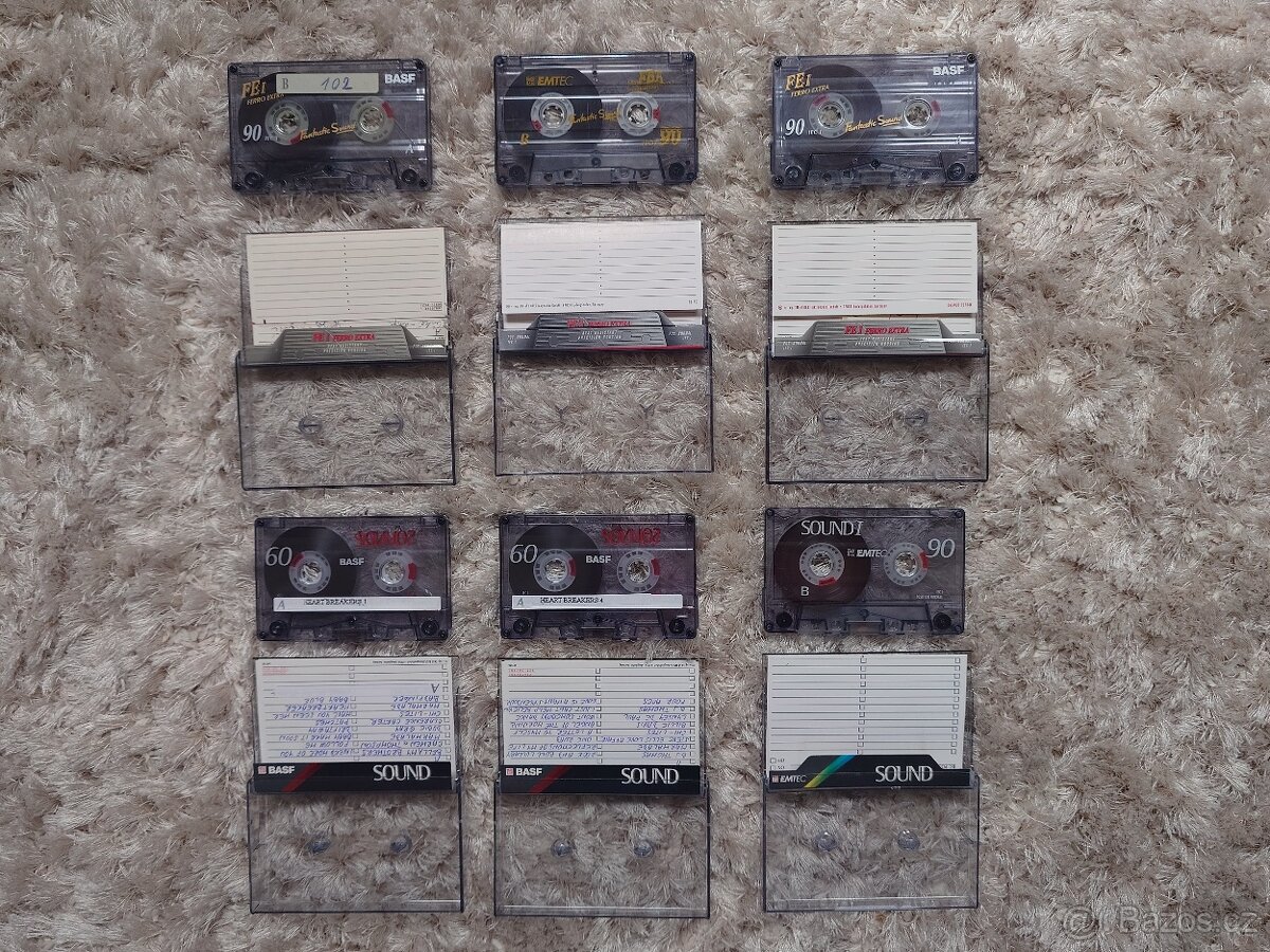 Audio kazety BASF, Emtec - 3