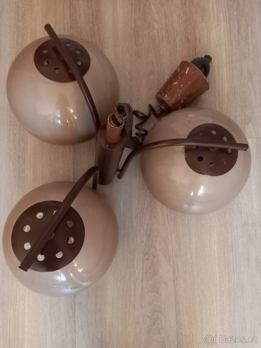 Lustr stahovací - retro - 3