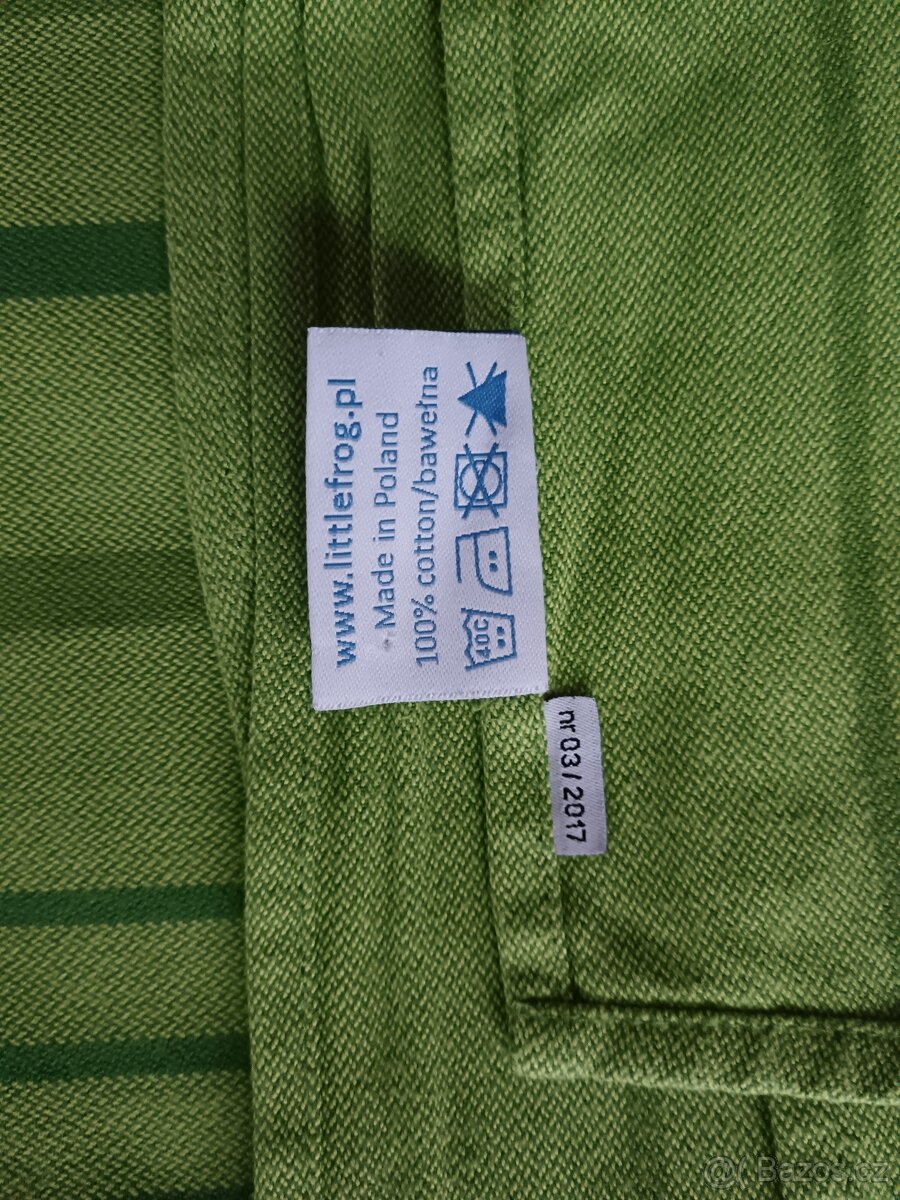 Zařivý zelený šátek Little frog - 3