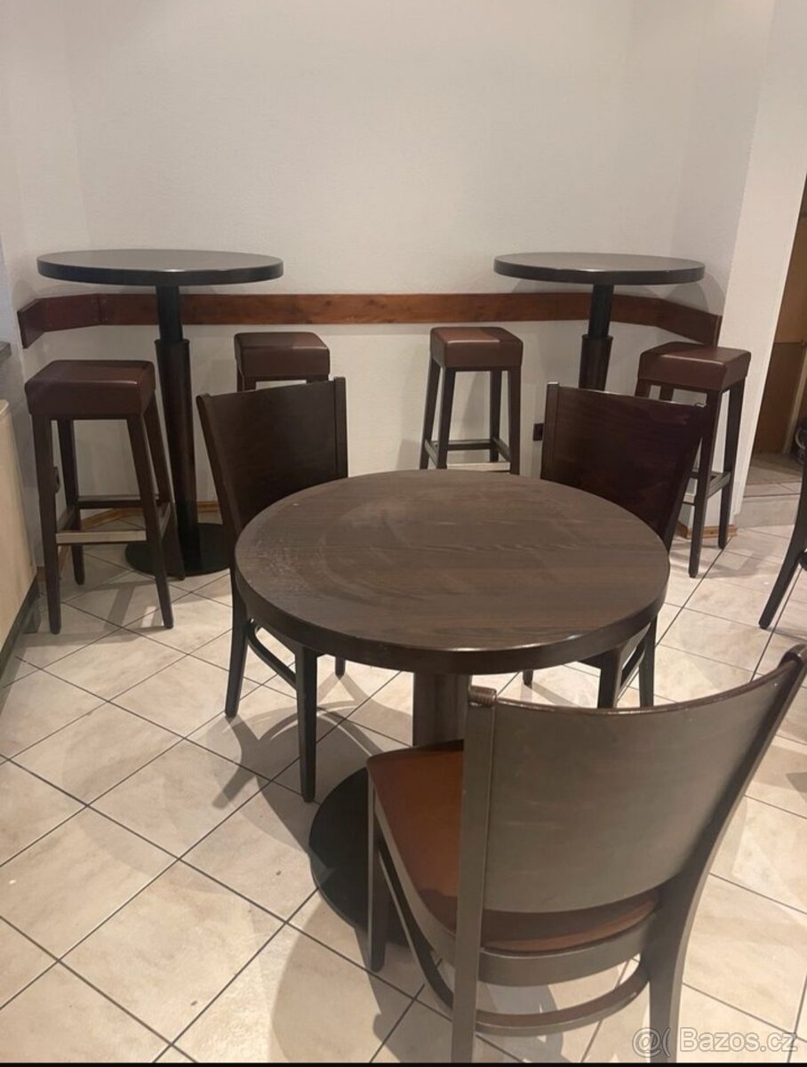 Židle stoly barovky barove stoly do restaurace - 3