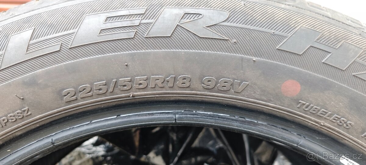 Prodám letní pneu Bridgestone Dueler H/P - 3