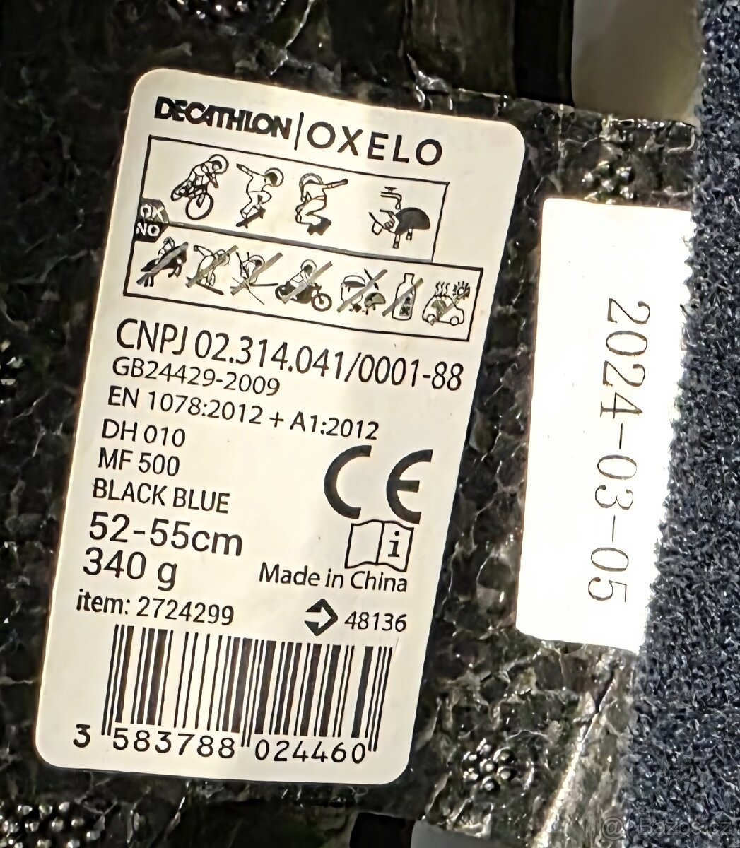 Dětská přilba na kolečkové brusle Oxelo - 3