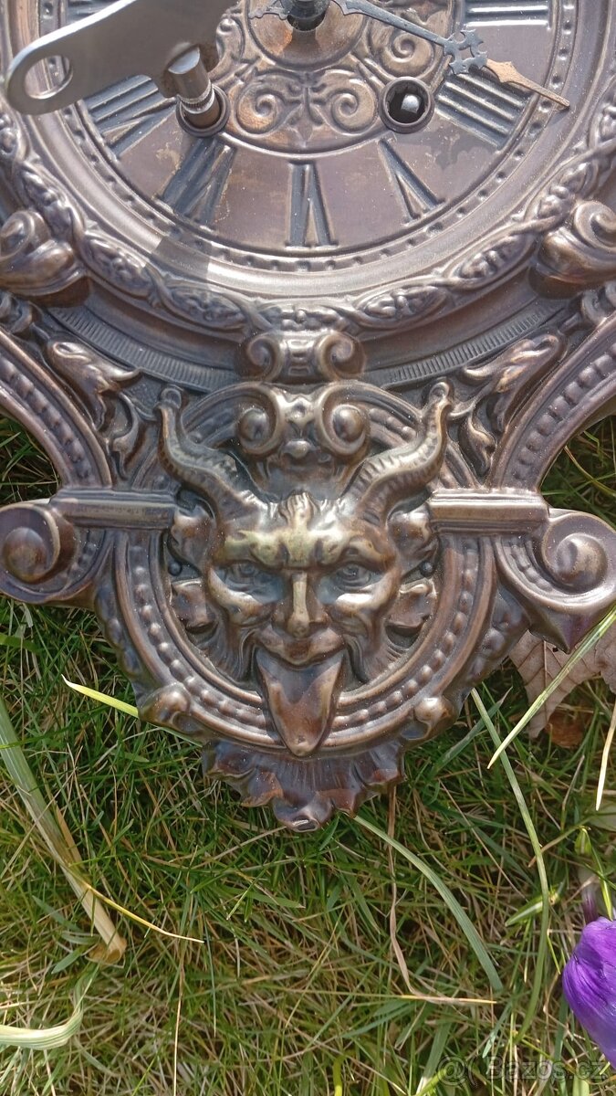 Starožitné holandské mosazné hodiny - 3