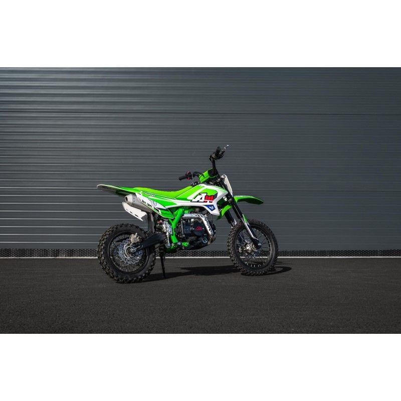 Pitbike Leramotors Thunder 125, poloautomat, zelena