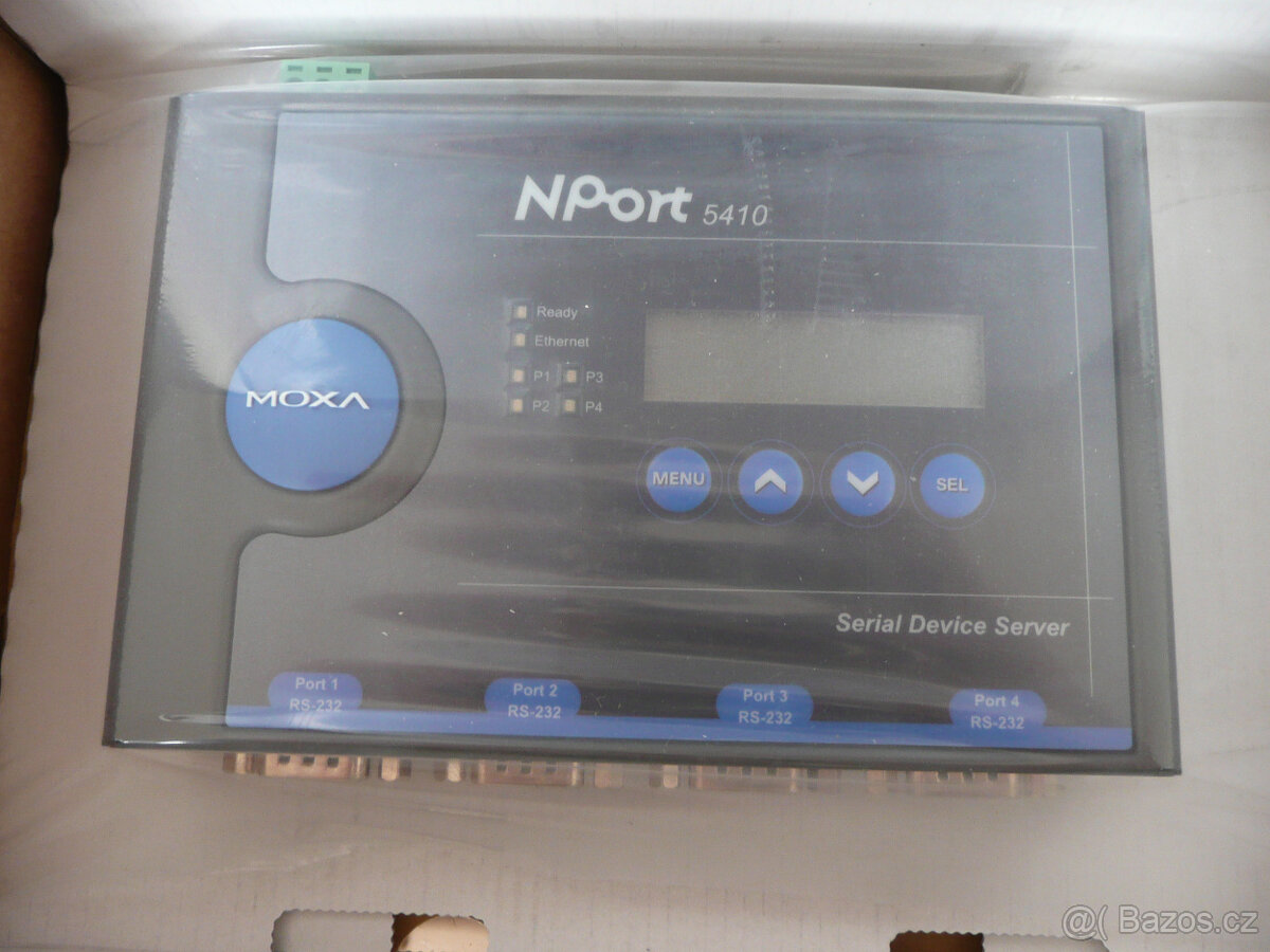 Nový nepoužitý serial serwer NPORT 5410 Moxa - 3