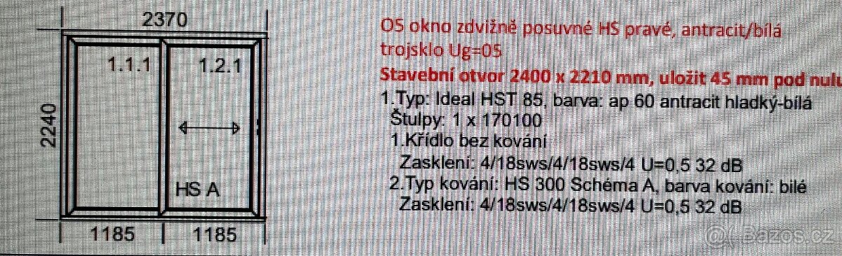 HS portal antracit - 3