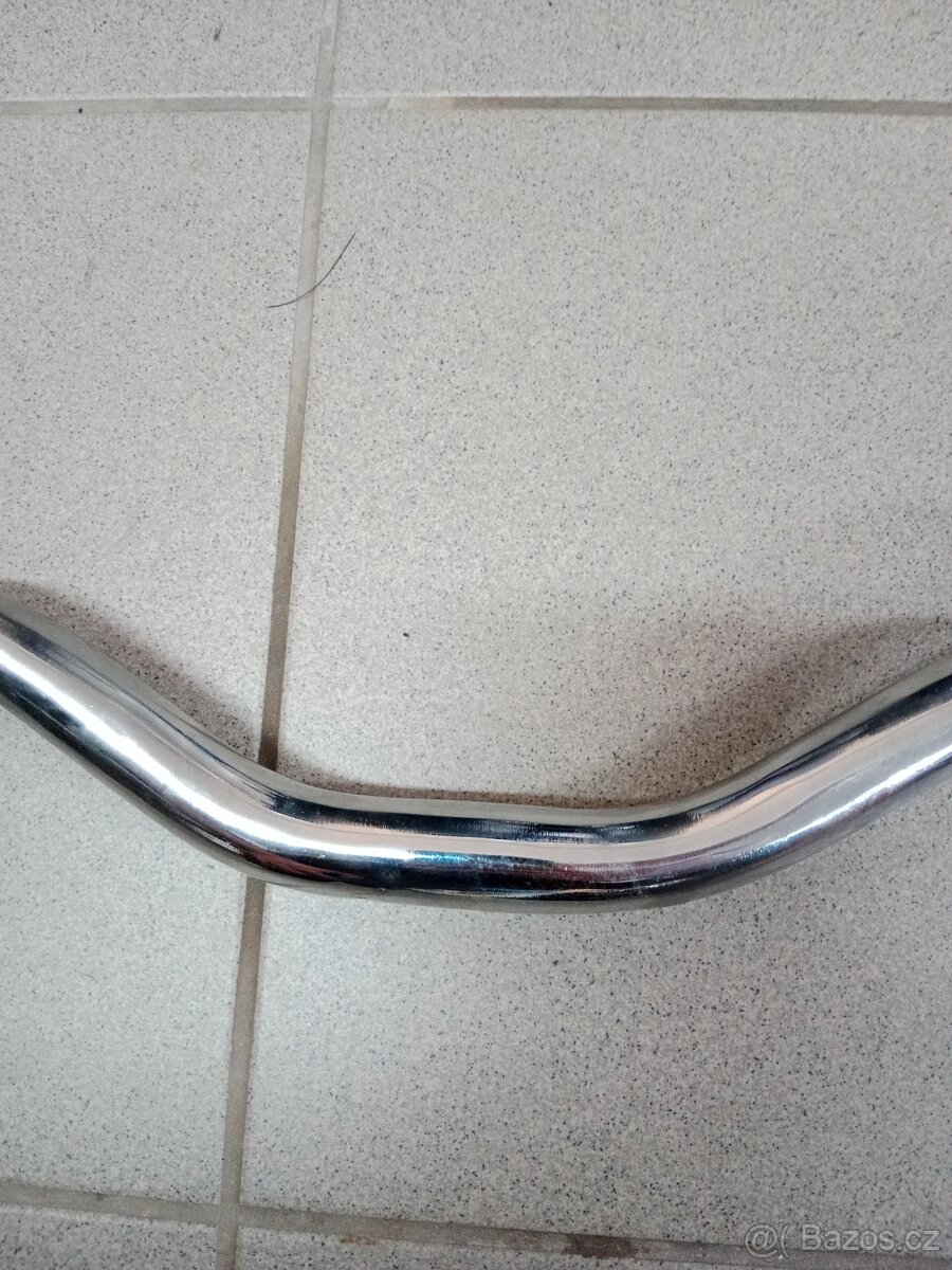 ČZ 250, 350 Tourist, Předválečná Řidítka 25mm - Nový Chrom. - 3