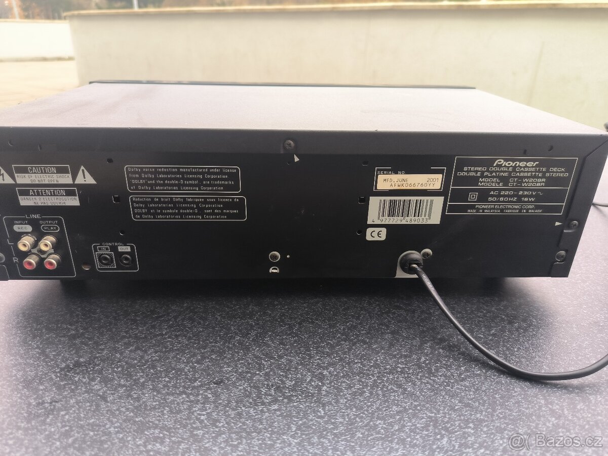 Kazetový deck Pioneer CT-W208R - 3