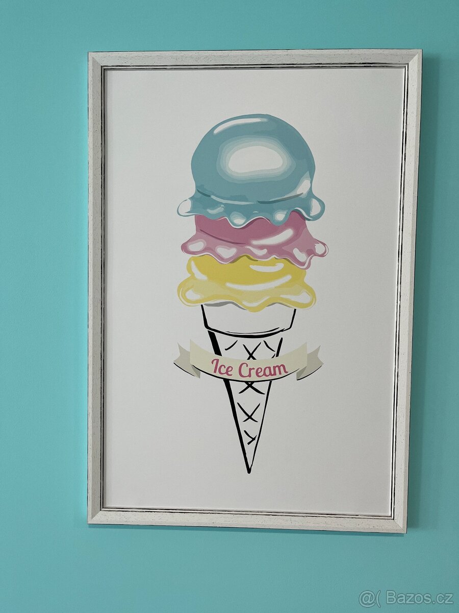 8 ks obrazů s motivy nápojů a donutů - 3