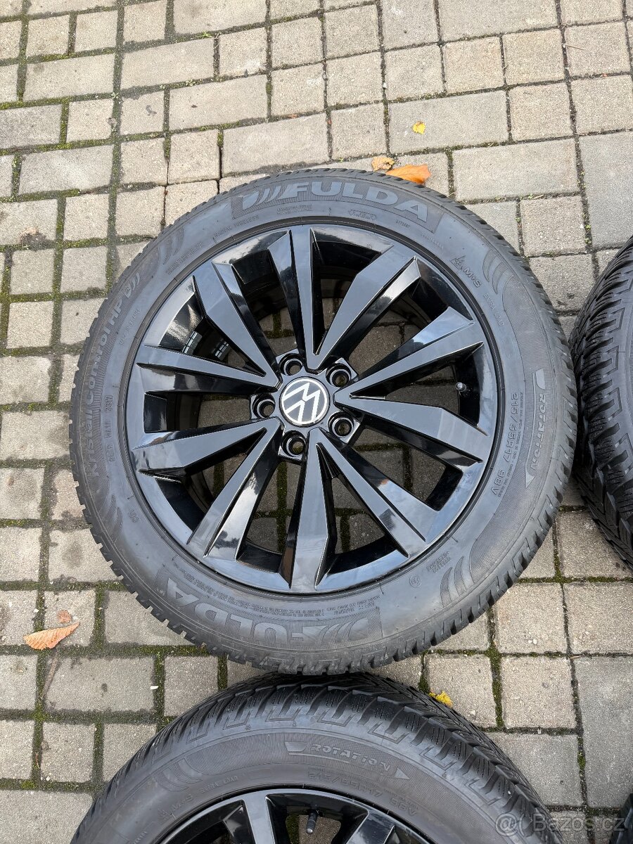 ORIGINÁL Alu Volkswagen MAYFIELD R17, 5x112 - ZIMNÍ, TOP - 3