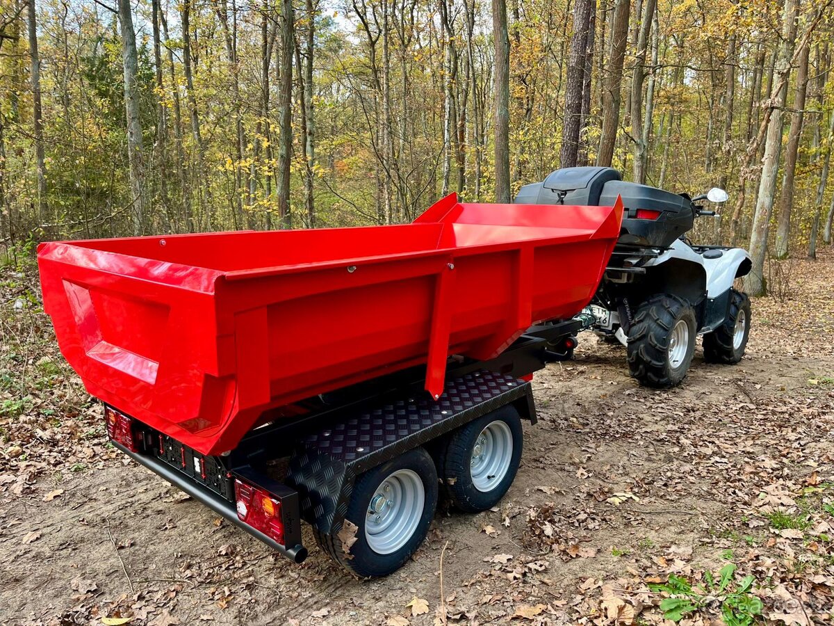 Sklápěcí přívěsný vozík do 750 kg – za auto i čtyřkolku - 3