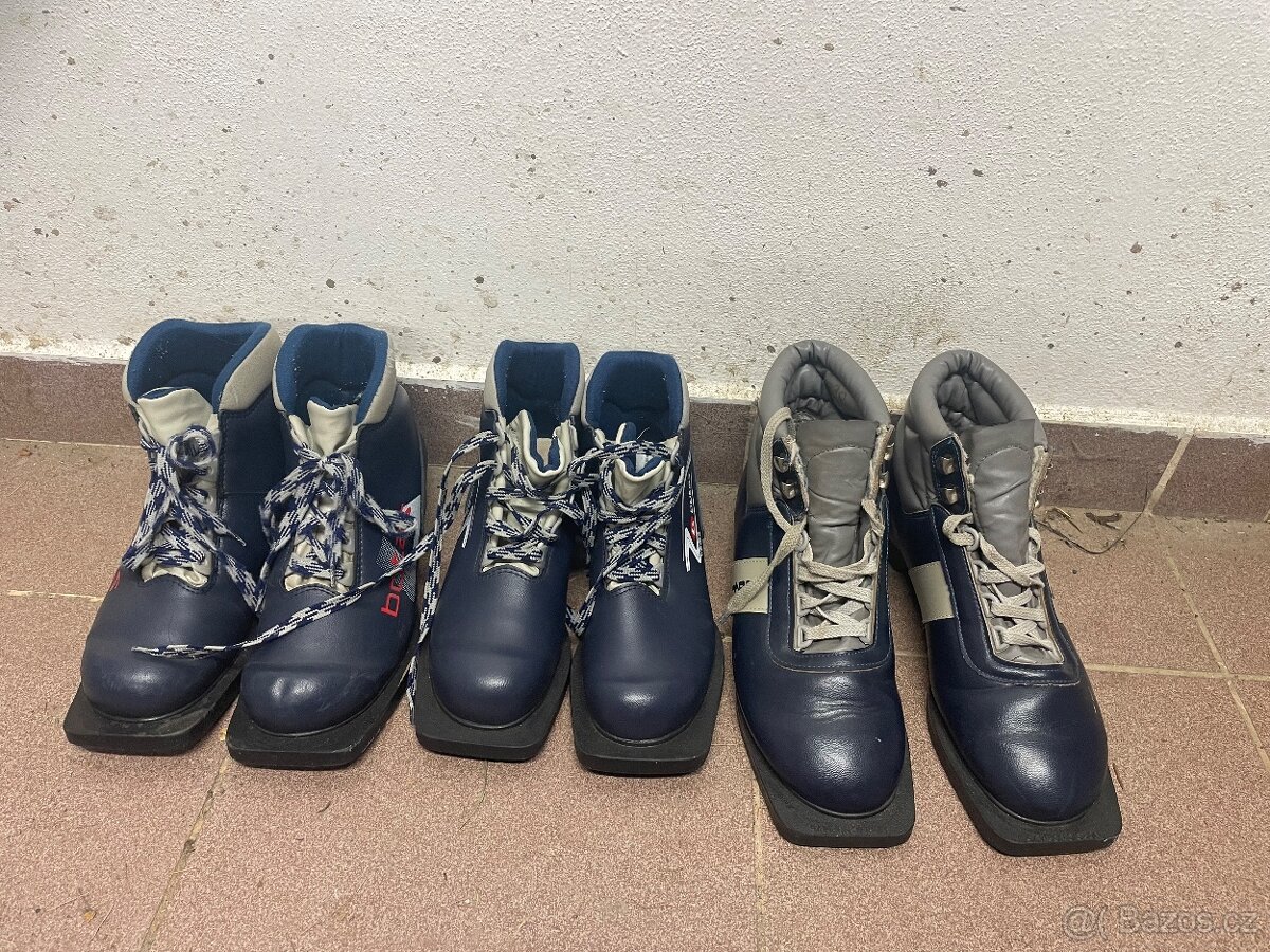 Běžky Sporten délka 150cm a hůlky 100cm boty Botas 38 - 3