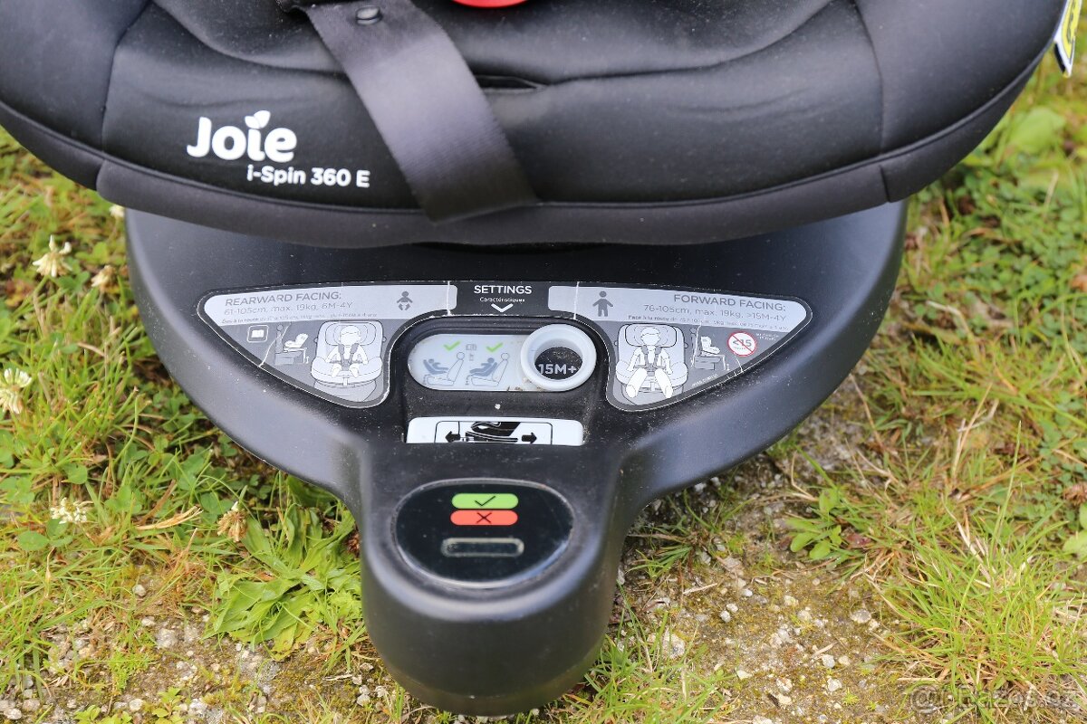 Joie i-Spin 360 E Otočná autosedačka i-Size 61 cm - 105 cm - 3