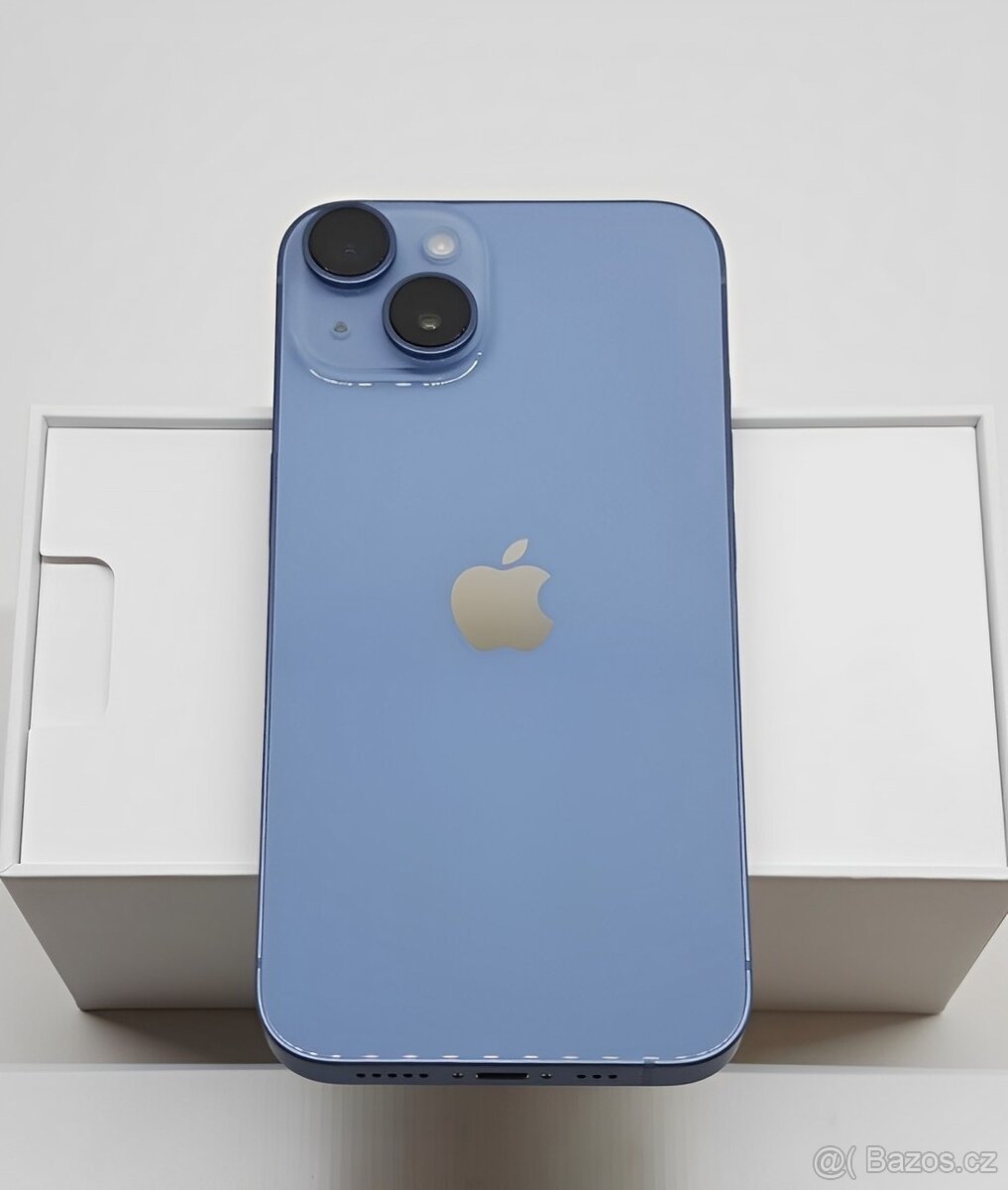 iPhone 14 Blue BATERIE 100% TOP - 3