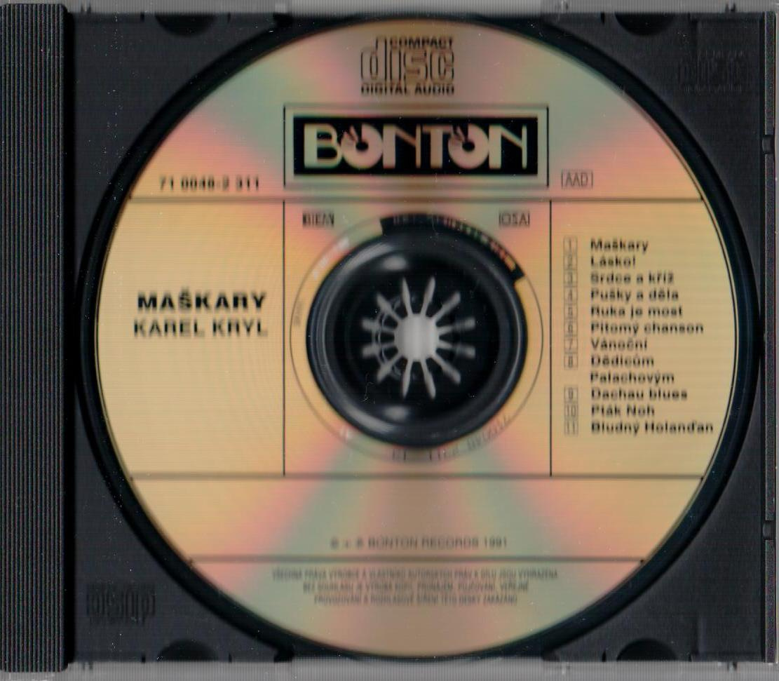 Karel Kryl: Maškary 1991 CD - 3