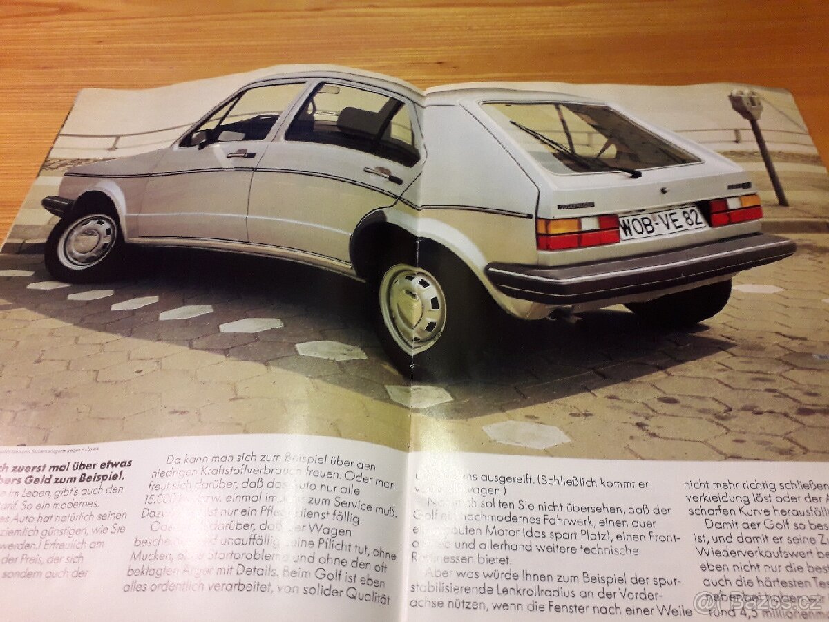 PROPAGAČNÍ MATERIÁL - PROSPEKT VOLKSWAGEN GOLF - 3
