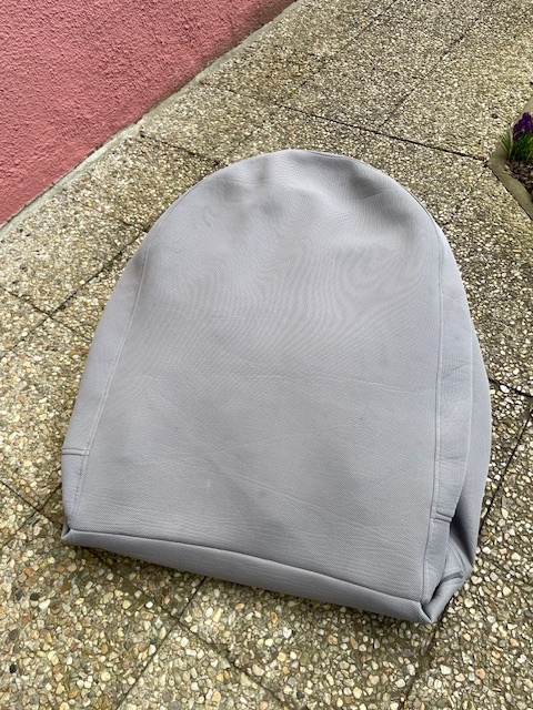 Sedací vak dělený šedý (IKEA) - 3