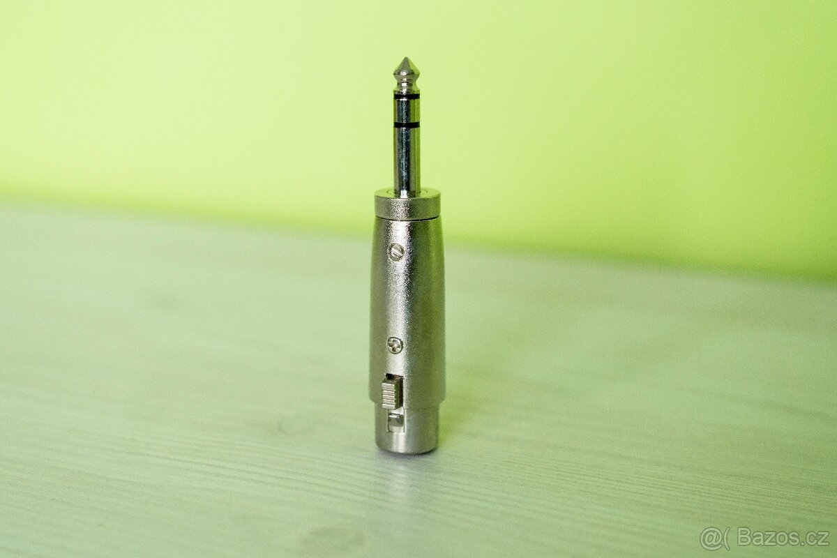Redukce xlr na jack 6.3 mm - 3