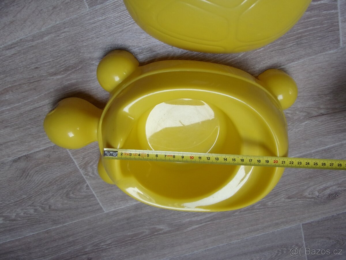 Nočník dětský, nočník dětský "ŽELVA" žlutá barva - 3