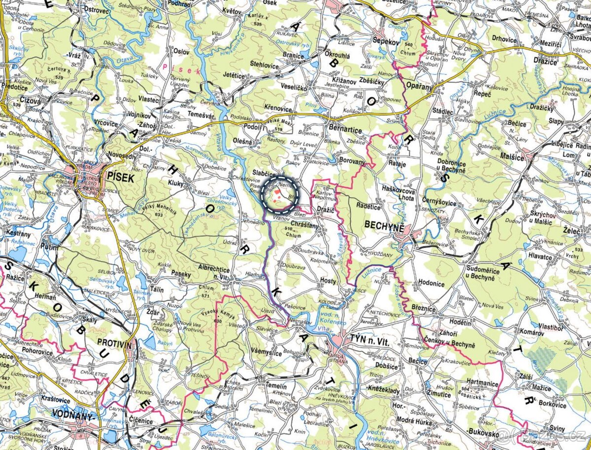 Louka, prodej, Písecká Smoleč, Slabčice, Písek - 3