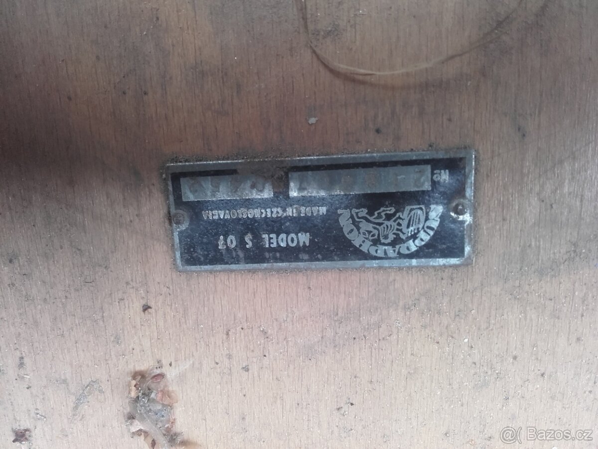 Gramofon SUPRAPHON model S 07 - 3