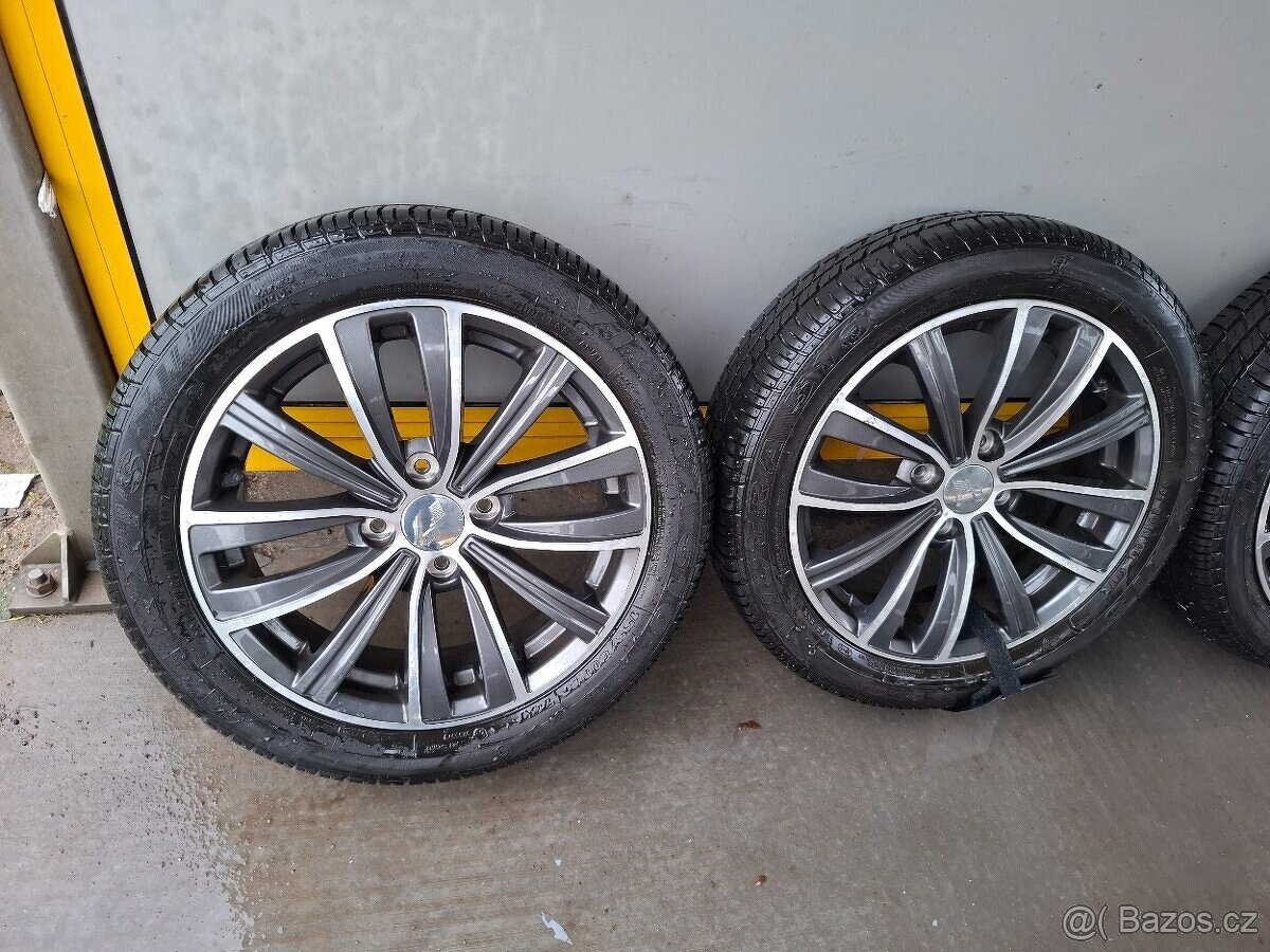 Alu disky 4x100 r15 Ligier letní pneumatiky155/60 r15 - 3