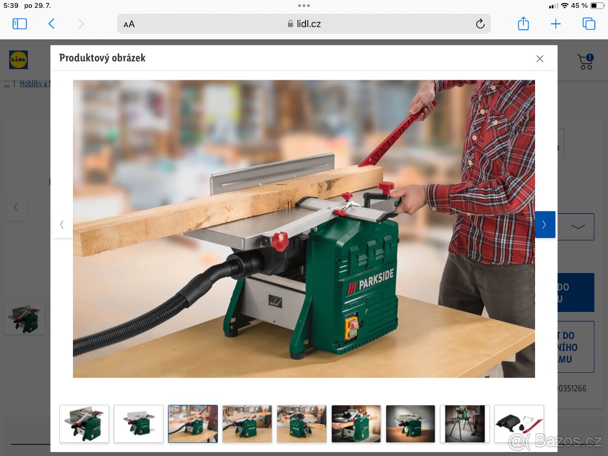 Parkside srovnávací fréza (hoblovka) - 3