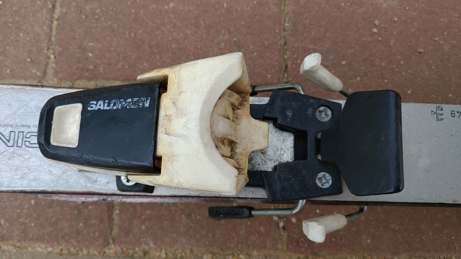 Dětské lyže Head s vázáním Salomon, pěkný stav - 3